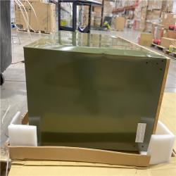 DALLAS LOCATION - Husky 46 in. W x 18.1 in. D 9-Drawer Army Green Mobile Workbench Cabinet with Solid Wood Top