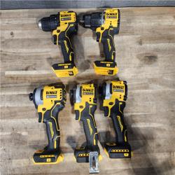 HOUSTON LOCATION - AS-IS DEWALT 5 TOOL COMBO KIT W/ (2) BATTERY & CHARGER