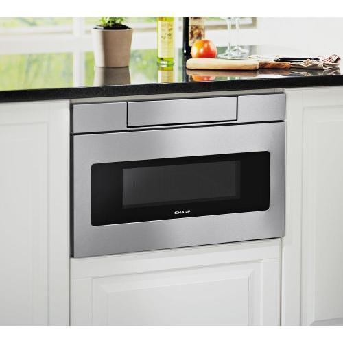 Phoenix Location NEW Sharp Appliances 1.2 Cu. Ft. 24 in. Microwave Drawer with Concealed Controls (Stainless Steel) SMD2470ASY