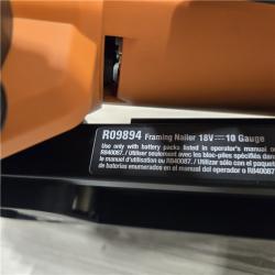 AS-IS RIDGID 18V Brushless Cordless 21° 3-1/2 in. Framing Nailer (Tool Only)