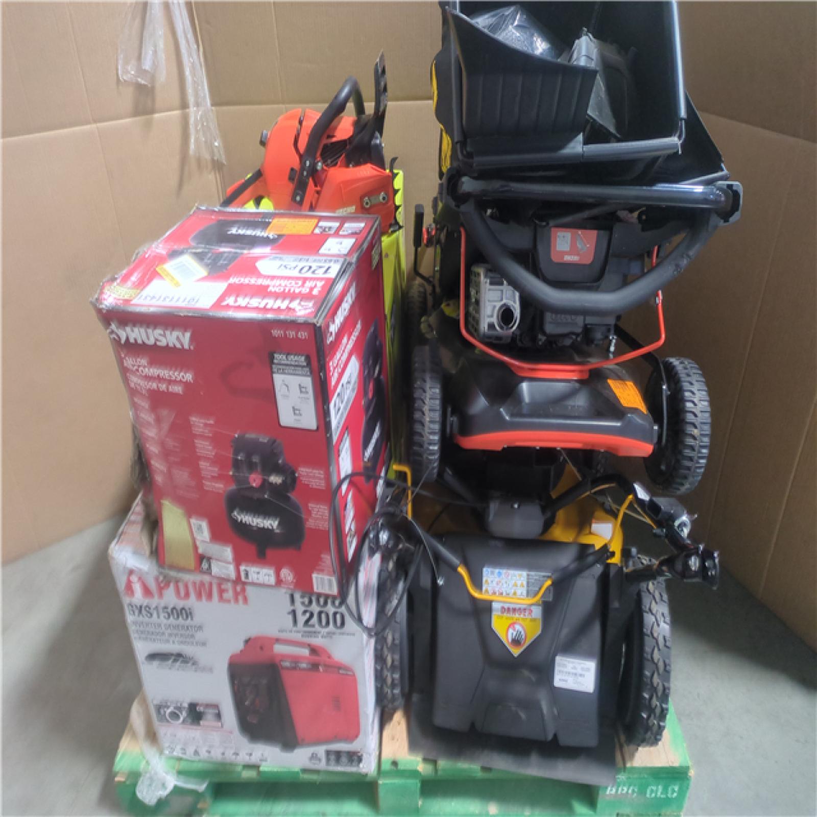 CALIFORNIA AS-IS OUTDOOR POWER EQUIPMENT