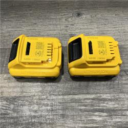 AS-IS DEWALT 20V MAX Compact Lithium-Ion 3.0Ah Battery Pack (2 Pack)