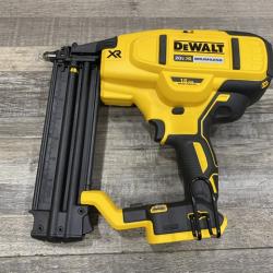 AS-IS DEWALT 20V MAX XR Lithium-Ion Electric Cordless 18-Gauge Brad Nailer (Tool Only)