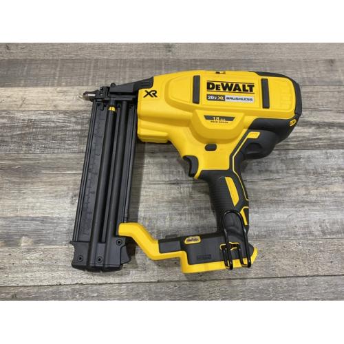 AS-IS DEWALT 20V MAX XR Lithium-Ion Electric Cordless 18-Gauge Brad Nailer (Tool Only)