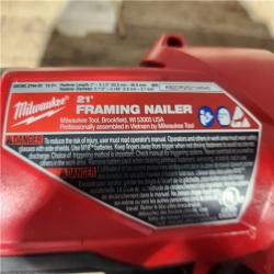 HOUSTON LOCATION - AS - IS Milwaukee FUEL 3-1/2 in. 18-Volt 21-Degree Lithium-Ion Brushless Cordless Framing Nailer (Tool-Only)