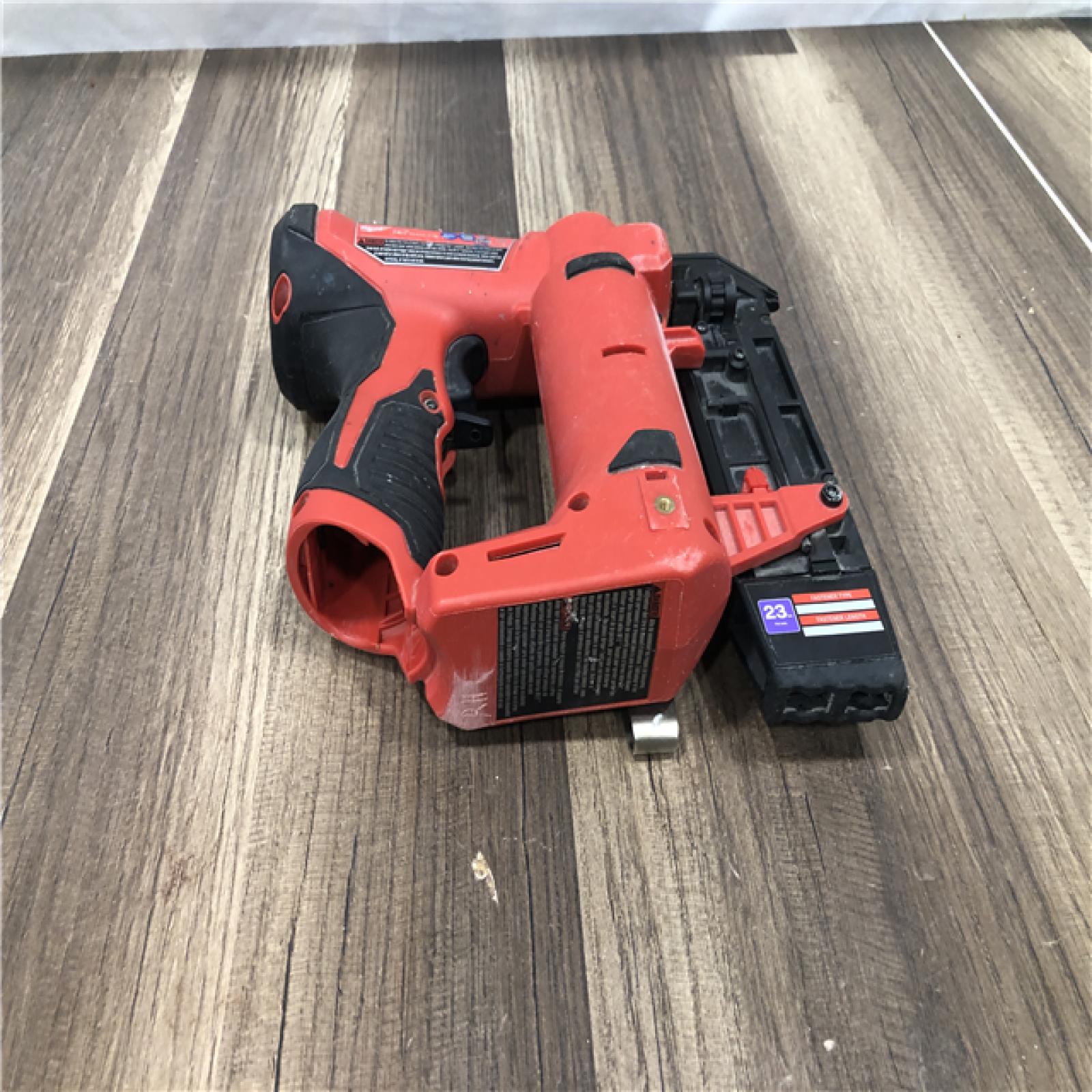 AS-IS Milwaukee 12-Volt 23-Gauge Lithium-Ion Cordless Pin Nailer (Tool-Only)