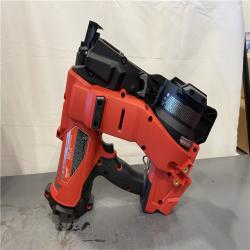AS-IS - MILWAUKEE 18 FUEL 18-Volt Lithium-Ion Brushless Cordless Coil Roofing Nailer