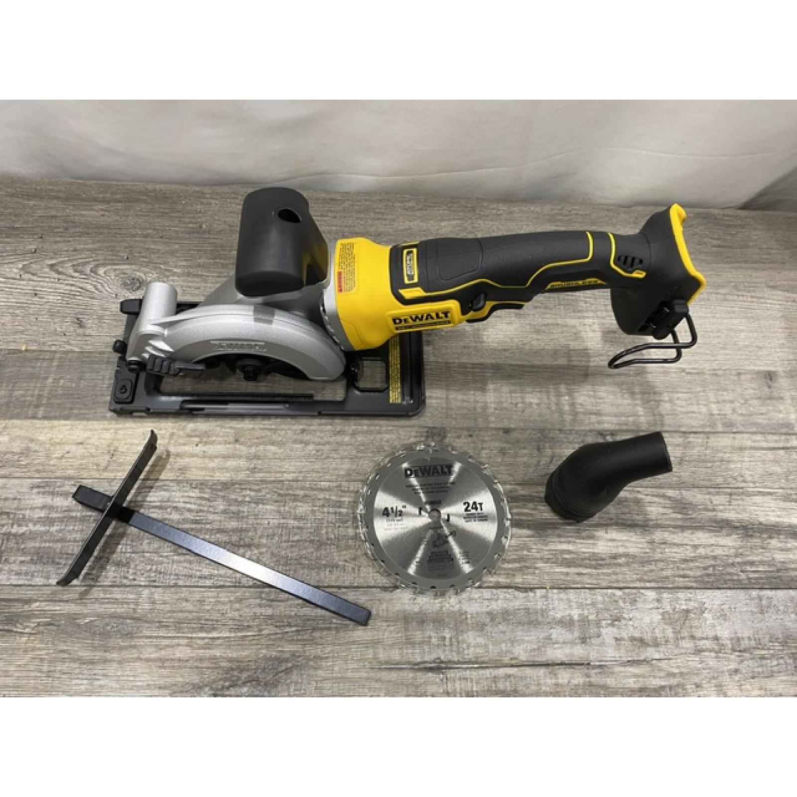 AS-IS DEWALT ATOMIC 20V MAX Cordless Brushless 4-1/2 in. Circular Saw (Tool Only)