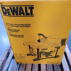 CALIFORNIA AS-IS DEWALT 8-1/4 /PULG/PO (210mm) TABLE SAW WITH 24-1/2 /PULG/PO (622.3mm) RIP CAPACITY