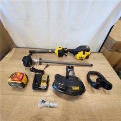 AS-IS- DEWALT FLEXVOLT 60V MAX 17 in. Cordless Battery Powered Attachment Capable Trimmer Kit