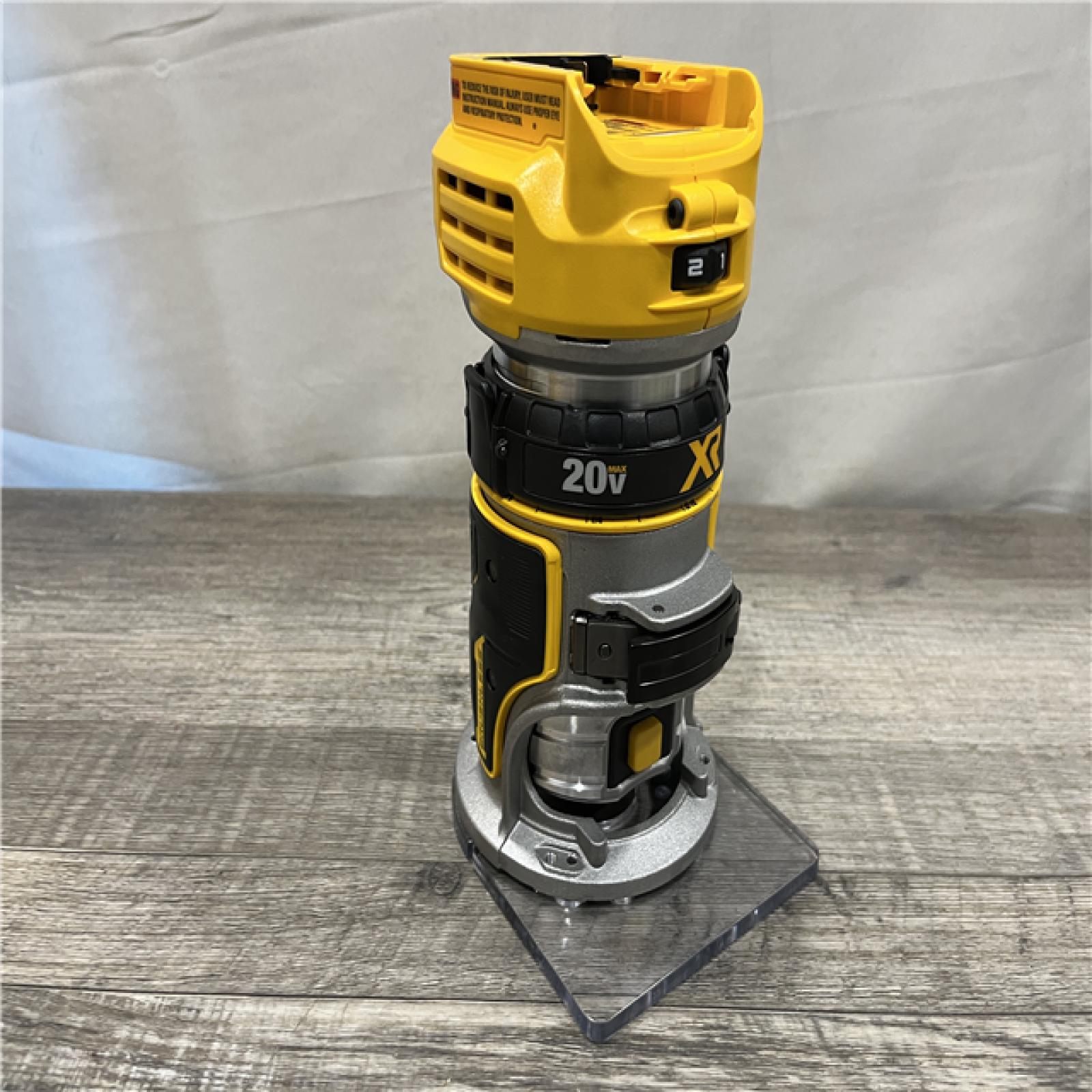 AS-IS DEWALT 20V MAX XR Cordless Brushless Fixed Base Compact Router (Tool Only)