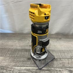 AS-IS DEWALT 20V MAX XR Cordless Brushless Fixed Base Compact Router (Tool Only)