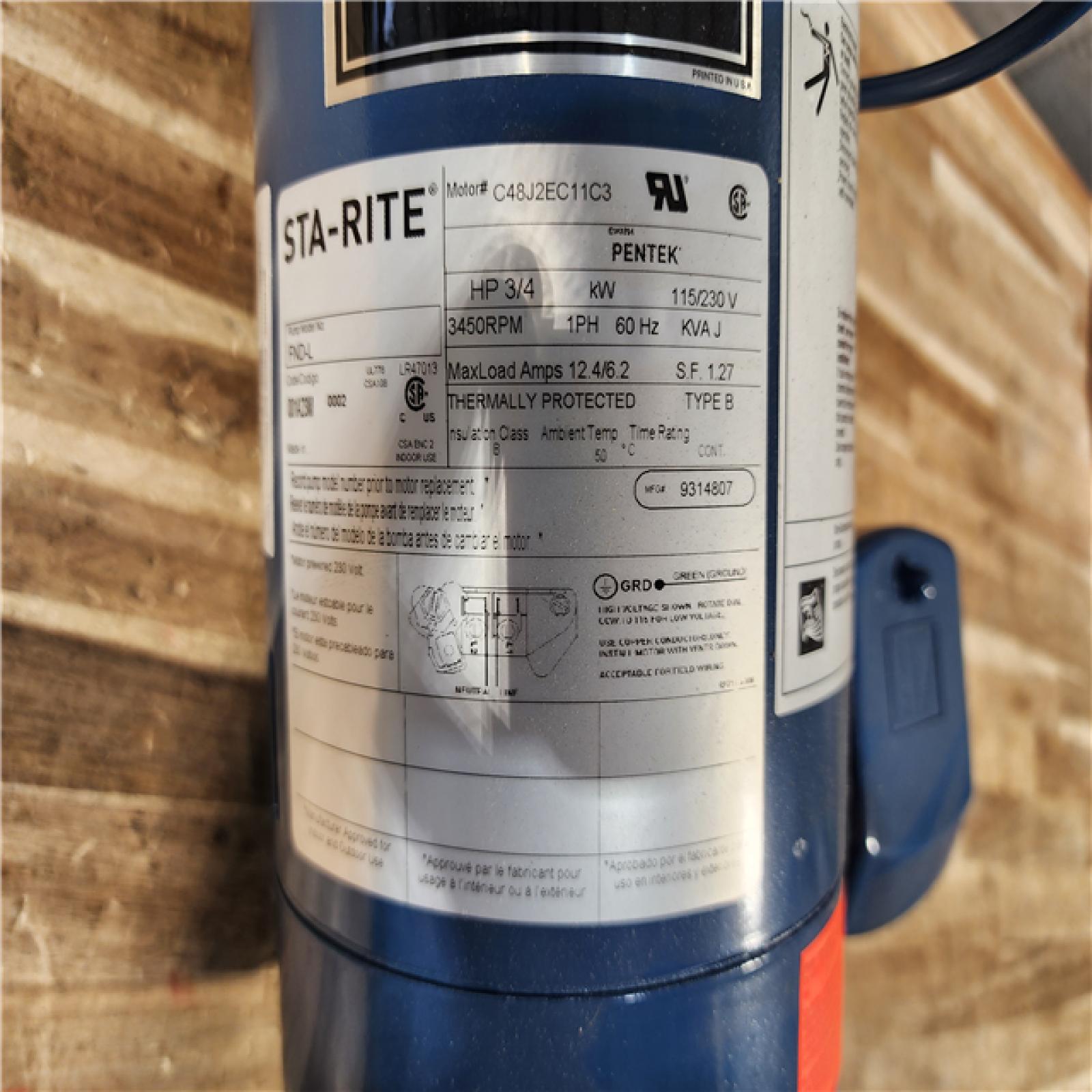 HOUSTON LOCATION - AS - IS STA-RITE SHALLOW WELL JET PUMP