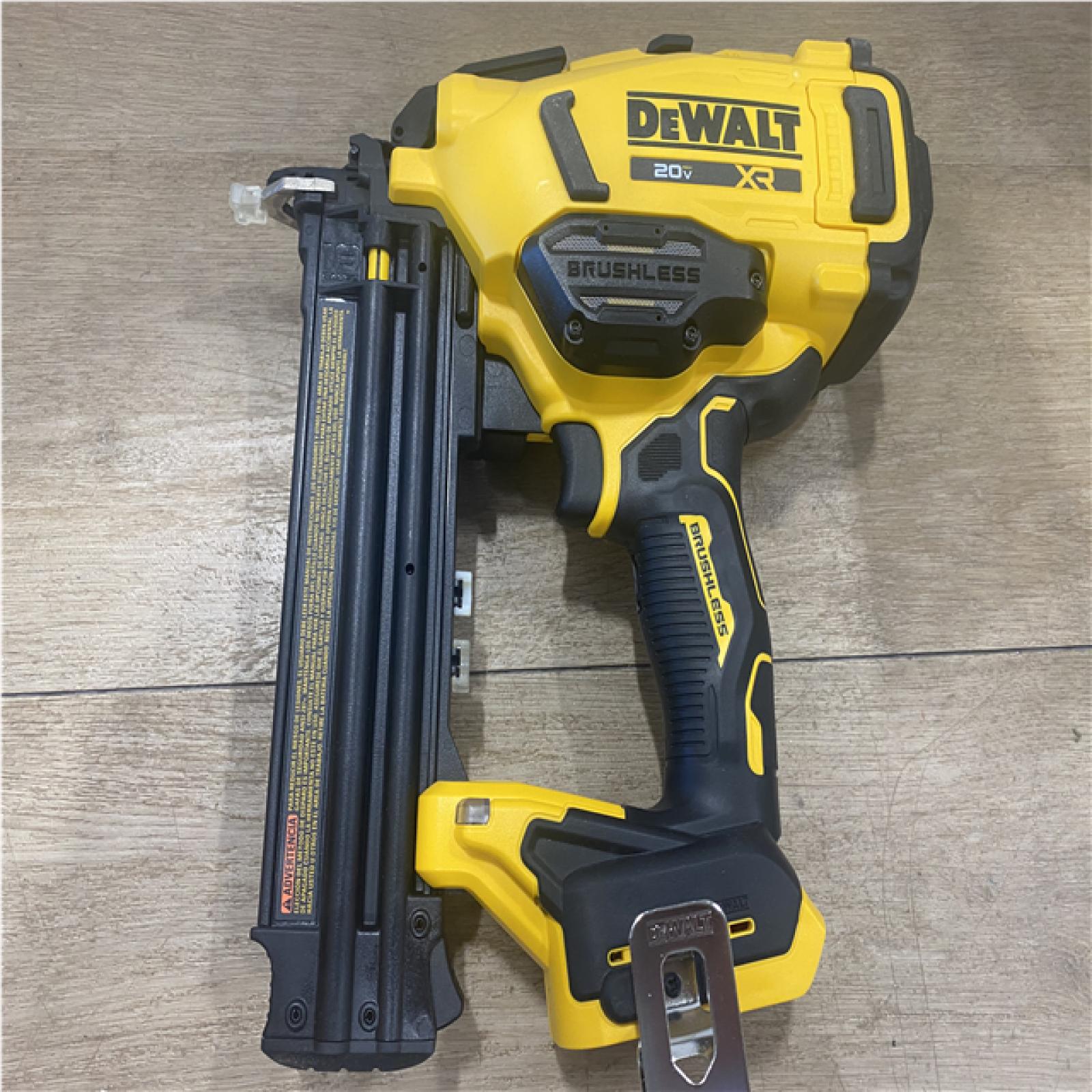 AS-IS DEWALT 20V MAX XR 18 Gauge Cordless Brad Nailer (Tool Only)