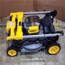 HOUSTON LOCATION - AS-IS FLEXVOLT 2x60V MAX 21 in. Cordless Battery Powered Self Propelled Lawn Mower Kit with 12.0 Ah Batteries and Chargers