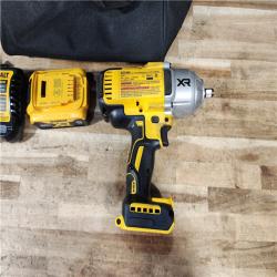HOUSTON LOCATION - AS - IS DEWALT 20V MAX Lithium-Ion Cordless 1/2 in. Impact Wrench Kit