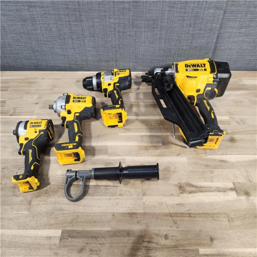 HOUSTON LOCATION - AS-IS DEWALT 4 TOOL COMBO