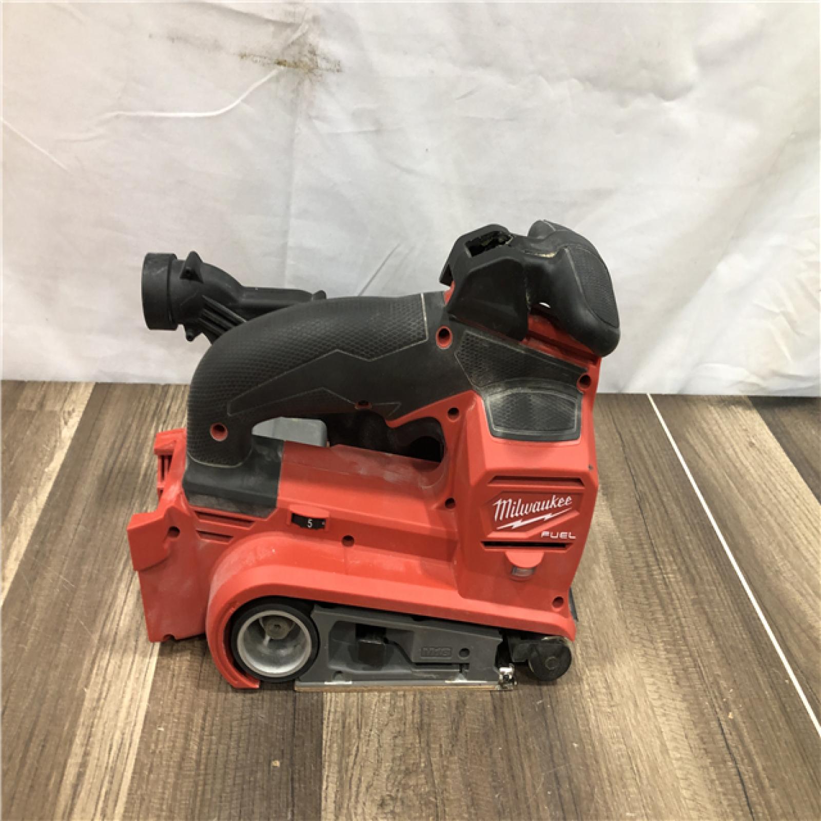 AS-IS Milwaukee FUEL 18-Volt Lithium-Ion Cordless Belt Sander (Tool-Only)