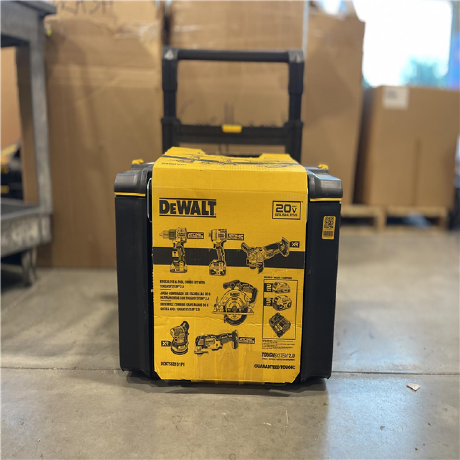 AS-IS - DEWALT 20-Volt MAX ToughSystem Lithium-Ion 6-Tool Cordless Combo Kit