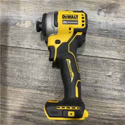 AS-IS DEWALT Atomic 20V Max Lithium-Ion Brushless Cordless Compact 1/4 in. Impact Driver Kit