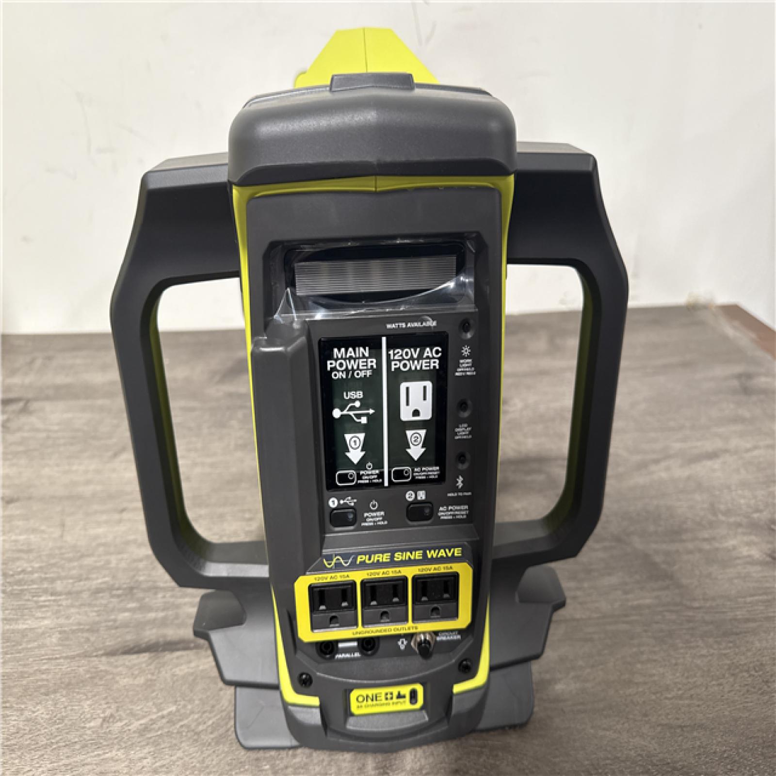 CALIFORNIA NEW RYOBI 1800 WATT POWER BANK