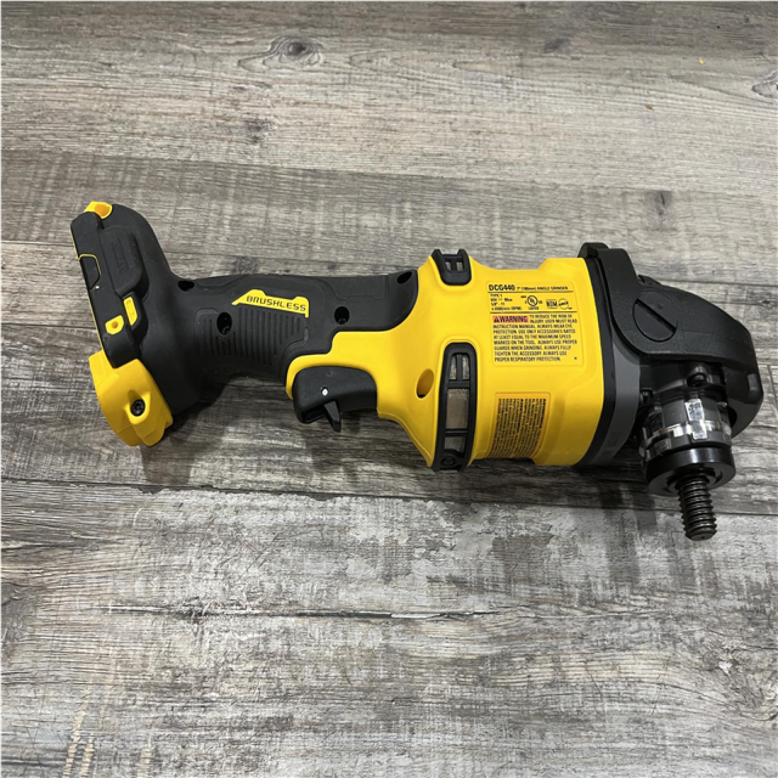 AS-IS DEWALT FLEXVOLT 60V Cordless 7 in. Angle Grinder (Tool-Only)