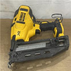 AS-IS DEWALT 20V MAX XR 16-Gauge Electric Cordless Angled Finishing Nailer Kit