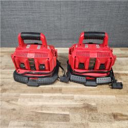 HOUSTON LOCATION - AS - IS MILWAUKEE BATTERY CHARGER PACK QTY - 2