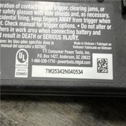 AS-IS RIDGID 18V Brushless Cordless 18-Gauge 2-1/8 in. Brad Nailer (Tool Only)
