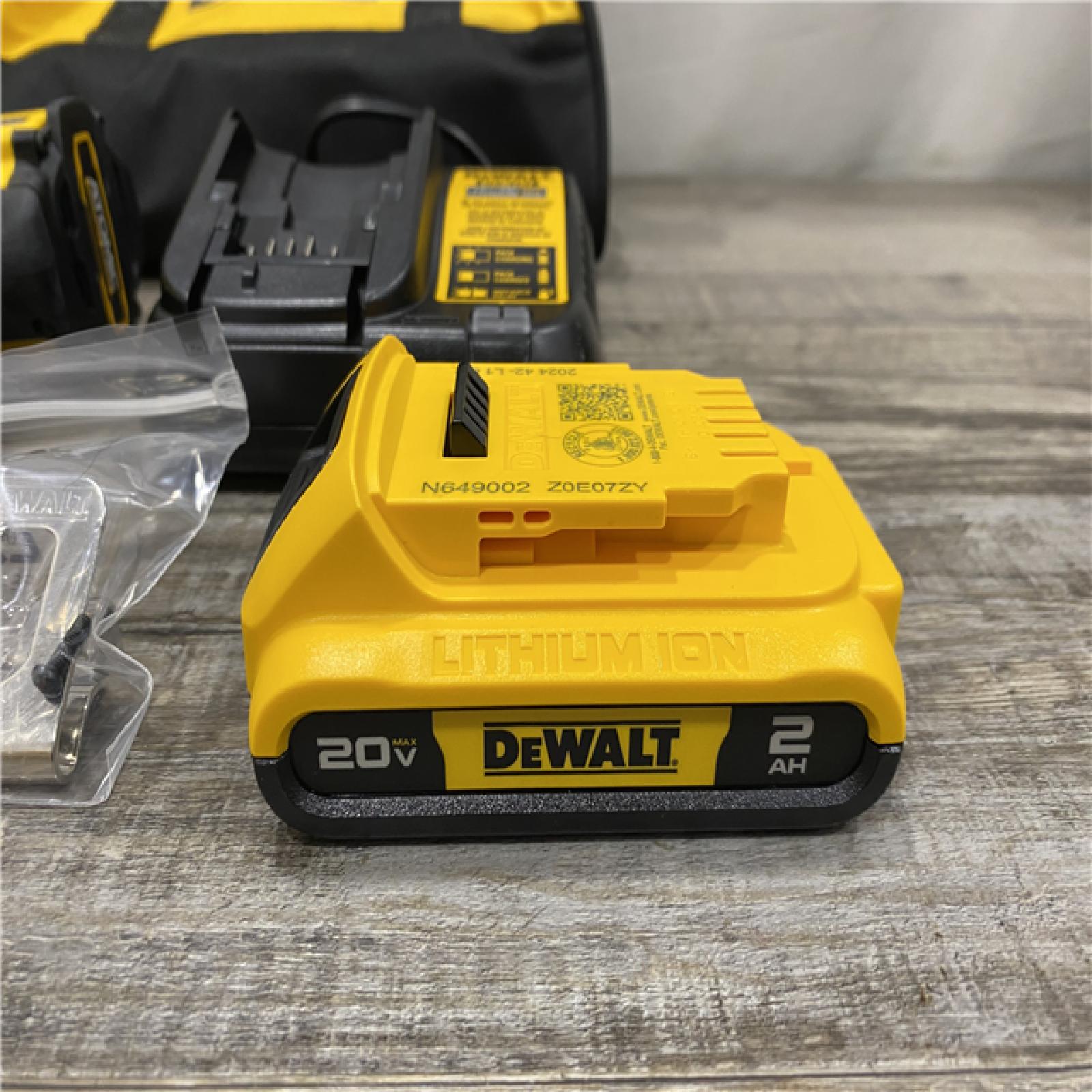 AS-IS DEWALT Atomic 20V Lithium-Ion Cordless Compact 1/2 in. Drill/Driver Kit