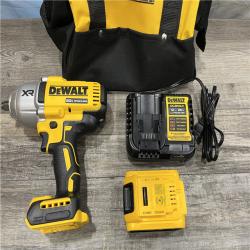 AS-IS DEWALT 20V MAX Lithium-Ion Cordless 1/2 in. Impact Wrench Kit