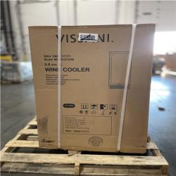 DALLAS LOCATION- VISSANI 15 in. W 27-Bottle Dual Zone Wine Cooler in Stainless Steel Pallet (4 UNITS)