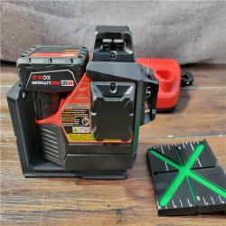 CALIFORNIA AS-IS MILWAUKEE M12 GREEN 360° 3-PLANE LASER KIT