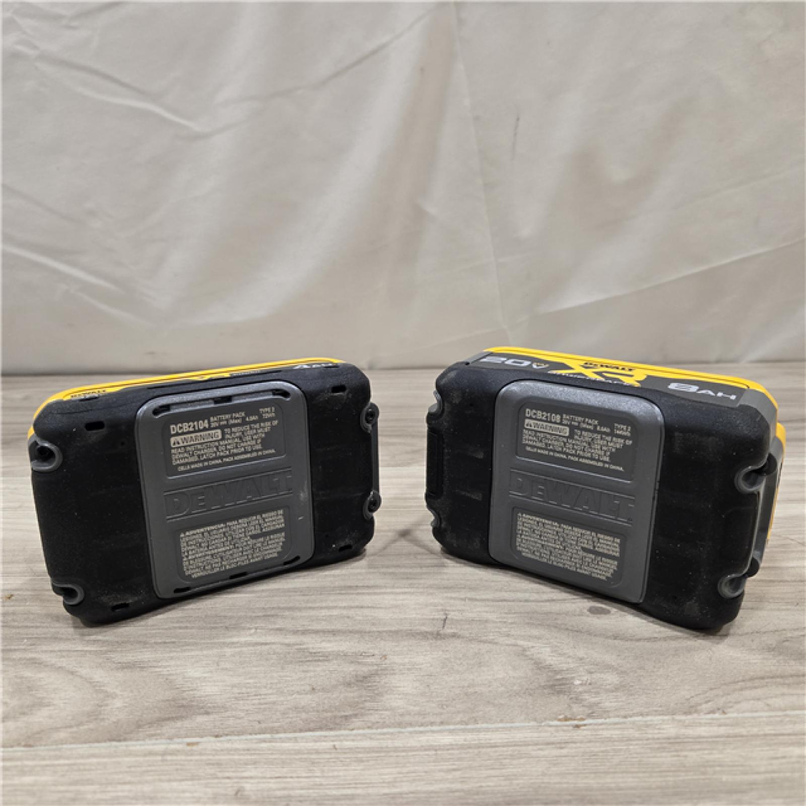 AS-IS DeWalt 20V XR Lithium-Ion Battery Starter Pack