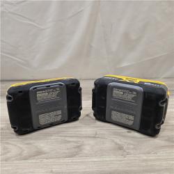 AS-IS DeWalt 20V XR Lithium-Ion Battery Starter Pack