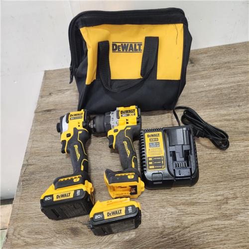 Phoenix Location NEW DEWALT 20V MAX XR Hammer Drill and ATOMIC Impact Driver 2 Tool Cordless Combo Kit with (2) Batteries, Charger, and Bag