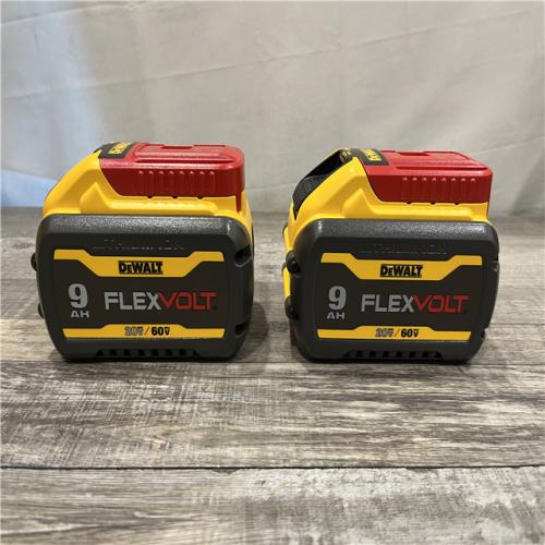 LIKE NEW - DEWALT FLEXVOLT 20-Volt /60-Volt MAX Lithium-Ion 9.0Ah Battery (2-Pack)