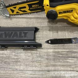 AS-IS DEWALT 20V MAX 8 in. Brushless Cordless Battery Powered Pruning Chainsaw (Tool Only)