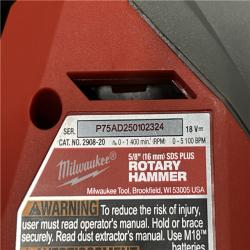 AS-IS Milwaukee FUEL 18V Lithium-Ion Brushless Cordless 5/8 in. SDS-Plus Rotary Hammer (Tool-Only)