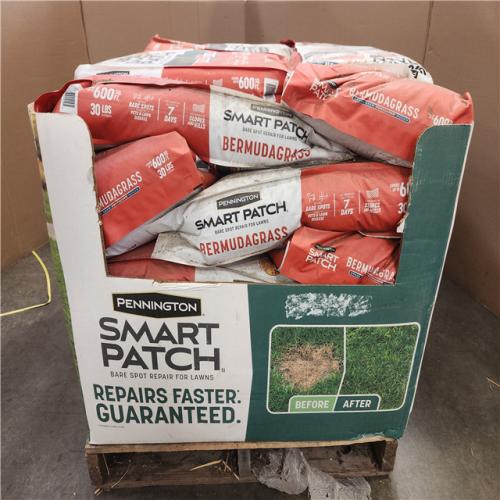 Phoenix NEW Pennington Smart Patch Bermudagrass 30 lb. 600 sq. ft. Grass Seed Bare Spot Repair with Mulch and Fertilizer Pallet (25-Bags)