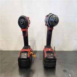 AS-IS- Milwaukee FUEL 18V Lithium-Ion Brushless Cordless Hammer Drill and Impact Driver Combo Kit