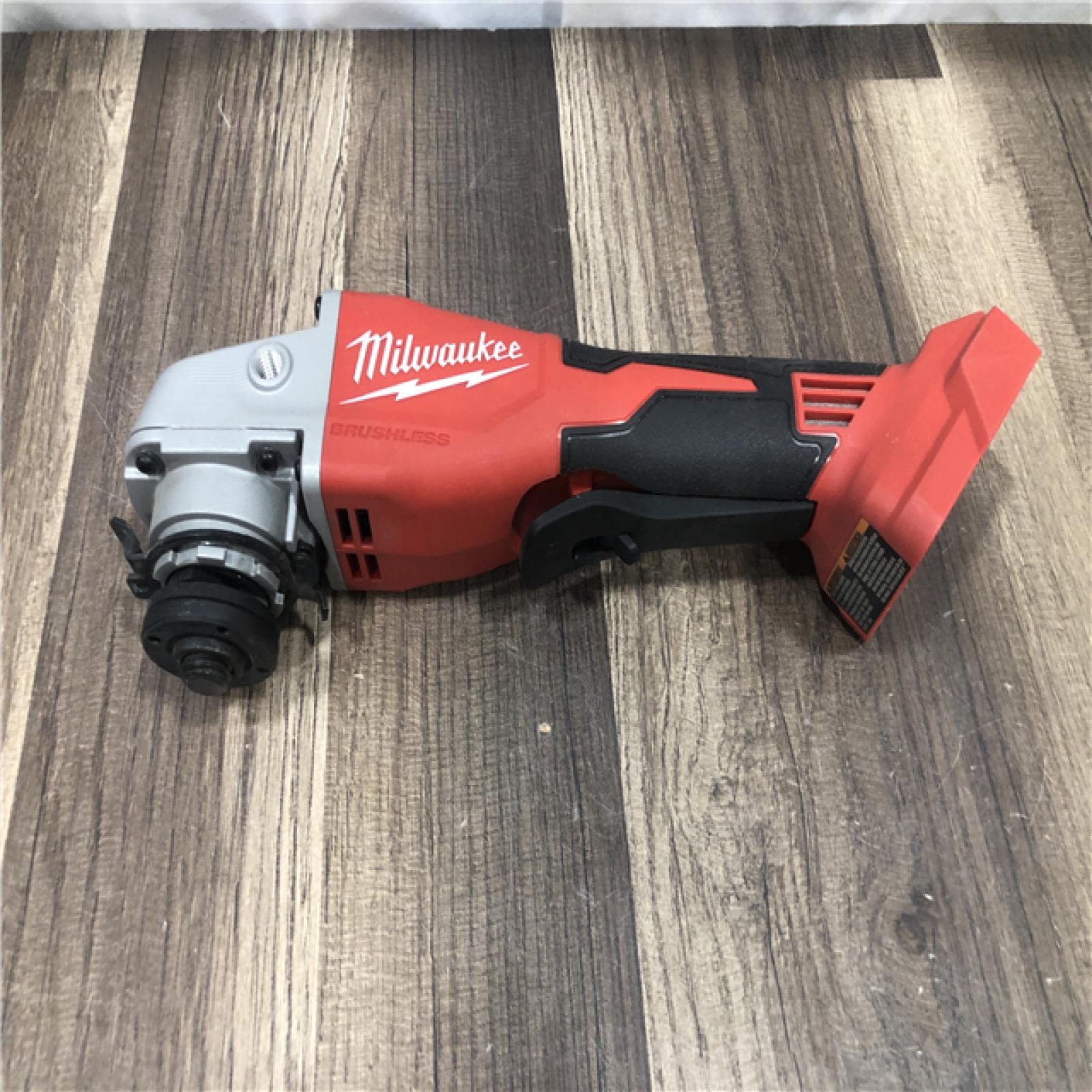 AS-IS Milwaukee 18V Lithium-Ion Brushless Cordless 4-1/2 in./5 in. Grinder w/Paddle Switch (Tool-Only)