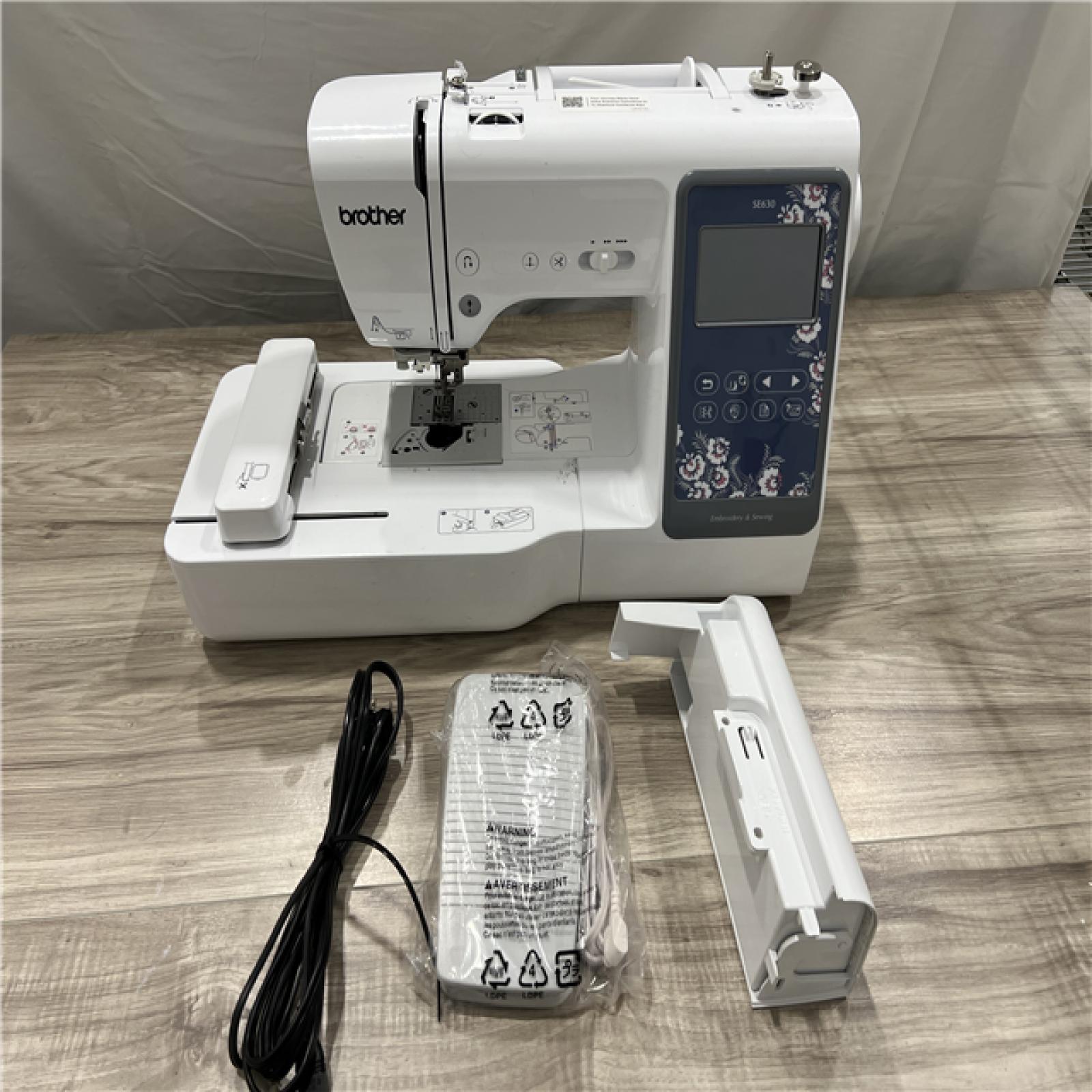 AS-IS Brother SE630 Sewing and Embroidery Machine
