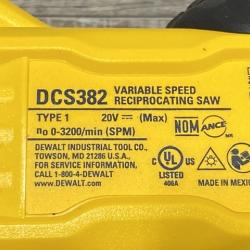 AS-IS DEWALT 20V MAX Cordless Brushless Reciprocating Saw (Tool Only)