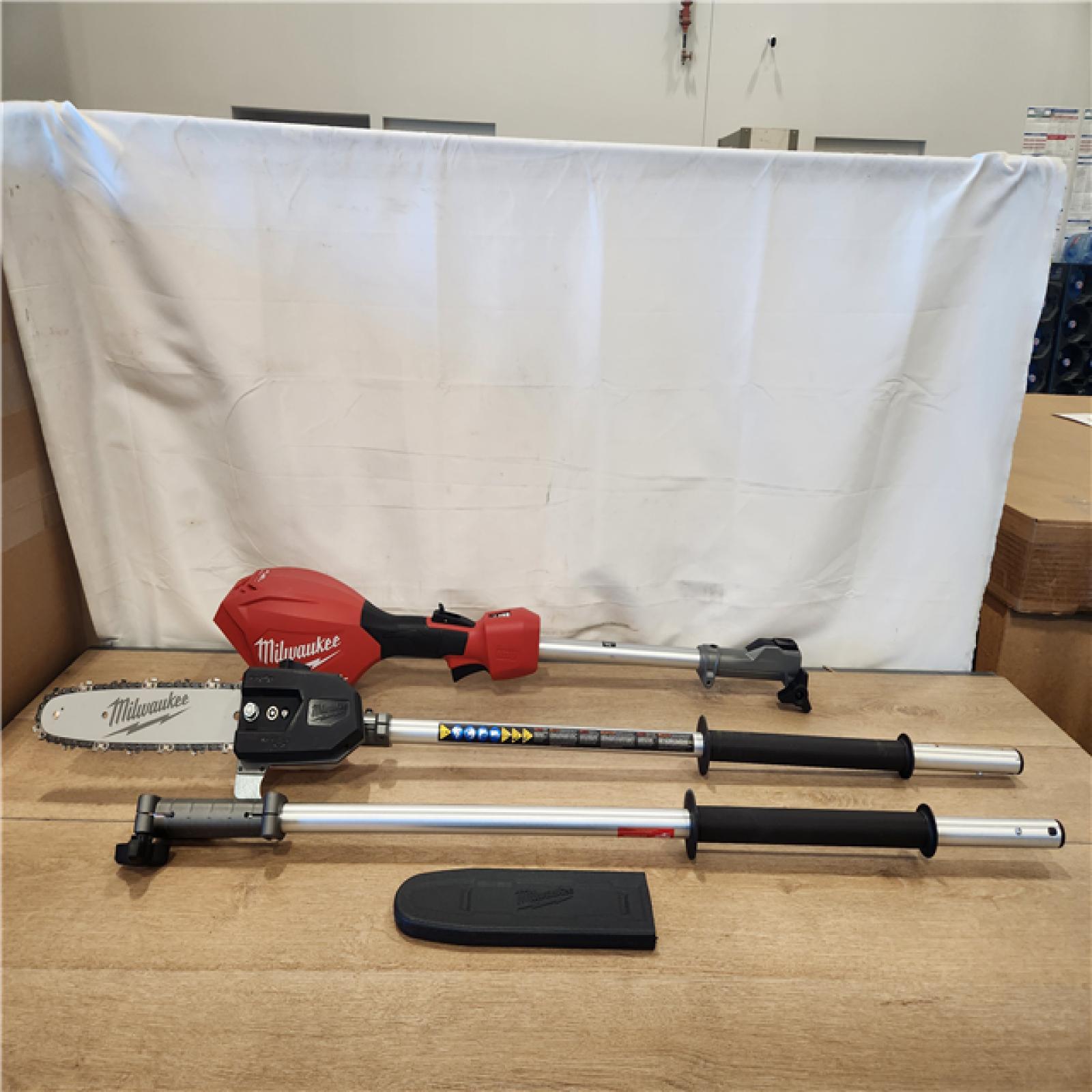 AS-IS- Milwaukee FUEL 18V 10 in. Brushless Cordless Battery Powered Pole Saw with QUIK-LOK Attachment Capability (Tool-Only)