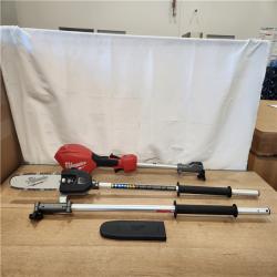 AS-IS- Milwaukee FUEL 18V 10 in. Brushless Cordless Battery Powered Pole Saw with QUIK-LOK Attachment Capability (Tool-Only)