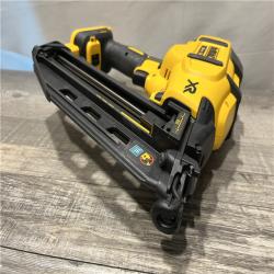 AS-IS DEWALT 20V MAX XR Lithium-Ion Electric Cordless 16-Gauge Angled Finishing Nailer (Tool Only)