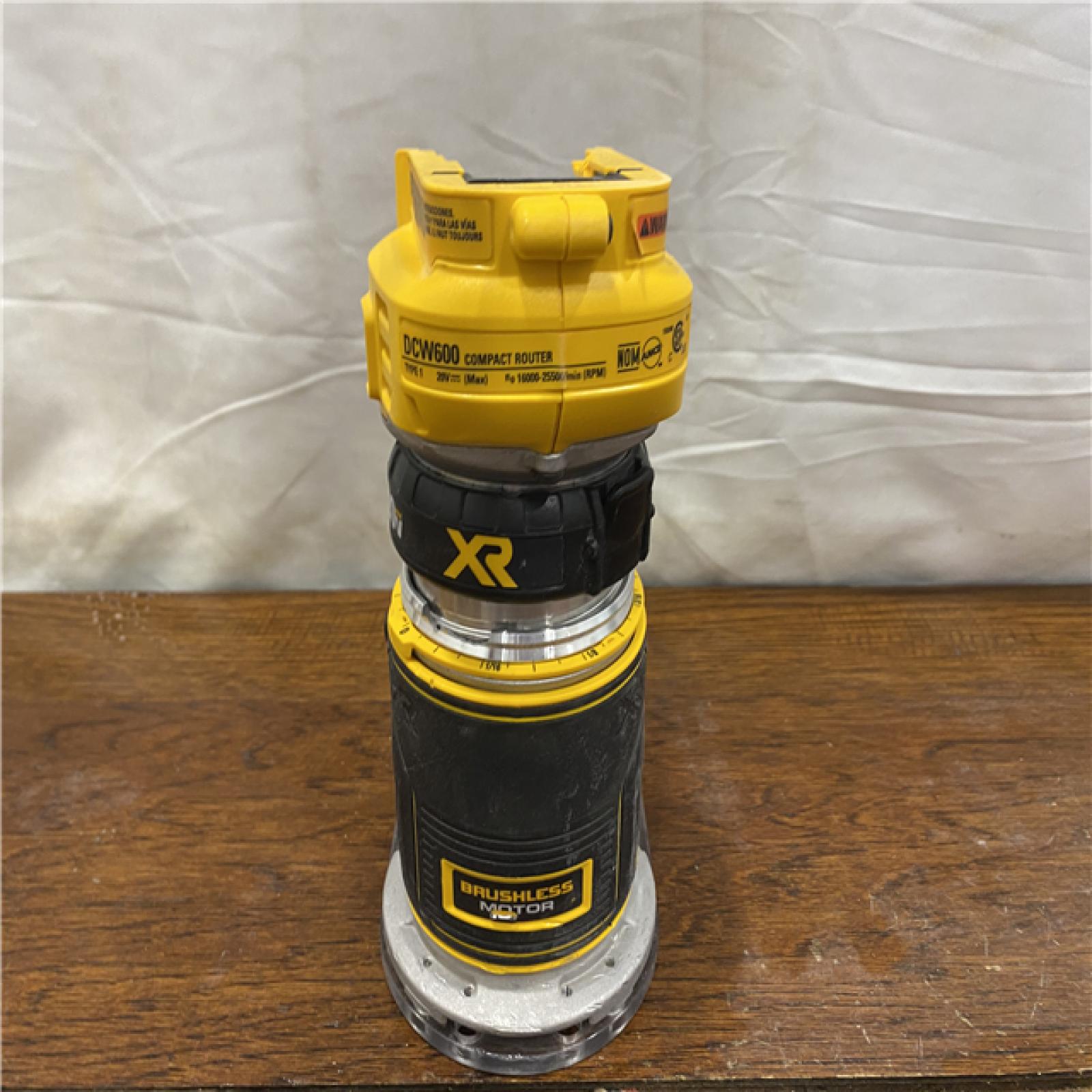 AS-IS Dewalt 20V MAX XR Brushless Cordless Compact Router (Tool Only)