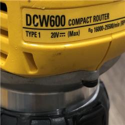 AS-IS DEWALT 20V MAX XR Cordless Brushless Fixed Base Compact Router (Tool Only)