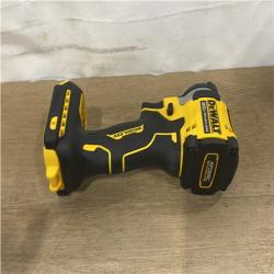AS-IS DEWALT ATOMIC 20V MAX Lithium-Ion Cordless 1/4 in. Brushless Impact Driver Kit